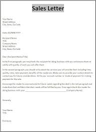 Sales Letter Samples 4 Free Printable Ms Word Templates