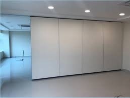 Grey Fibre Movable Walls 4 Panel Polished