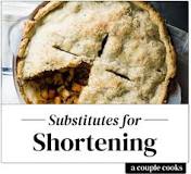 What is the best substitute for shortening in baking?