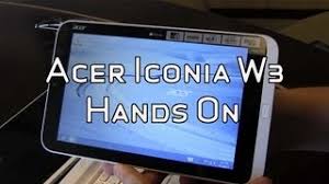 acer iconia w3 8 windows 8 tablet with
