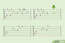 Look over the entire sheet to see how the audio version relates to the sheet. How To Read Guitar Tabs With Pictures Wikihow