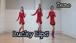 lucky lips line dance demo you