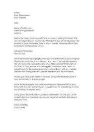 34 free business introduction letters