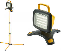 Rechargeable Led Work Light Offering Robust Portable Lighting To Indoor Outdoor Worksites