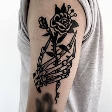 skeleton hand tattoo ideas with meaning