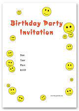 free printable birthday invitations and