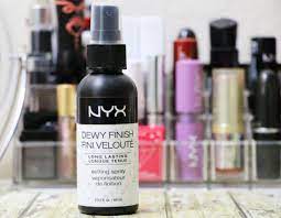 nyx dewy finish setting spray does