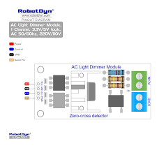 Ac Light Dimmer Module 1 Channel 3 3v 5v Logic Ac 50 60hz 220v 110v