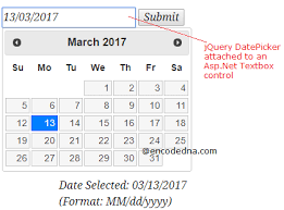 how to bind jquery datepicker control