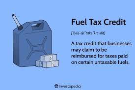 fuel tax credit what it is how it works