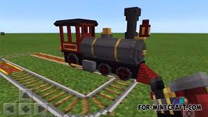 Choose the desired color of the train and create using the recipes for crafting trains . Train Addon For Minecraft Pe 1 1