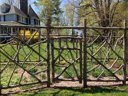 Rustic Garden Fencing Gates Deck