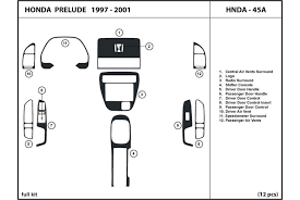 Dl Auto Honda Prelude 1997 2001 Dash Kits