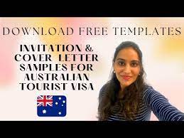 cover letter for australia tourist visa