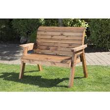 Chunky Rustic Wooden Garden Bench Furniture