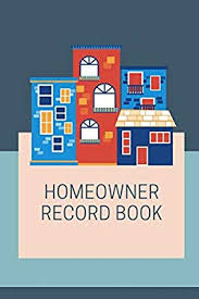 Homeowner Record Book Home Maintenance And Repairs Journal