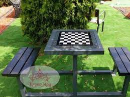 Outdoor Chess Table Set Campina