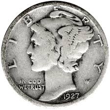 Silvertowne 1927 Mercury Dime G Vg Coin Coins Coins