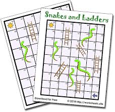 Challenge your students with creative mathematics lessons, printable worksheets, activities, quizzes, and more during math education month (april)—or any time of the year! Free Printable Snakes And Ladders Boardgame Snakes And Ladders Printable Snakes And Ladders Printable Math Games