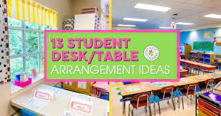 13 student desk table arrangement ideas
