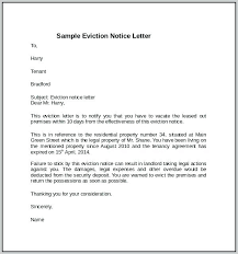 9 How To Write An Eviction Notice Writing Tenant Sample Letter Of