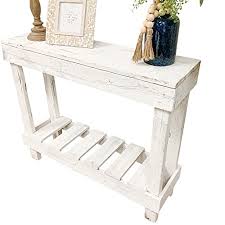 rustic barnwood entry sofa table by