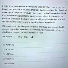 Interesting Chemistry For Yeast Bread