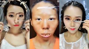 crazy viral asian makeup transformation