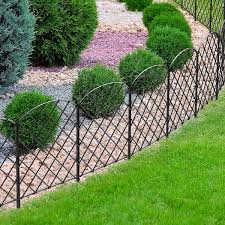 24 In Metal Decorative Garden Fence