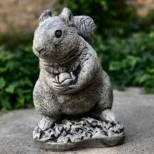 Nut Garden Squirrel Sculpture Outdoor