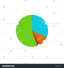 Pie Chart Illustration Diagram Business Statistics Stock