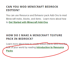 a texture pack on bedrock minecraft