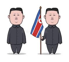 North korean leader kim jong un's apparent weight loss has shocked and saddened the people of his country, according to select interviews with citizens by state media. October 30 2017 Caricature Character Of The North Korean Leader Kim Jong Un Standing With Flag Vector Illustration Editorial Photography Illustration Of Caricature Drawing 102994037