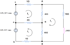 In the below kwh meter 3 phase wiring diagram, all the connections are shown. Double Subscript Notation In Single Phase System Electrical Academia