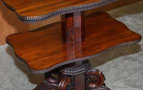 Antique Cuban Hardwood Dumbwaiter Table