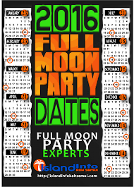 Full Moon Calendar 2016 Chainimage