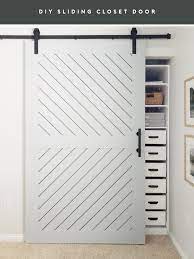 Leaving those doors unadorned, white and boring is a wasted opportunity for adding a dash of color, pattern, or personality to your space. Iheart Organizing Diy Sliding Closet Door