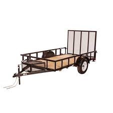 6x12 2990 lb gvwr wood floor trailer