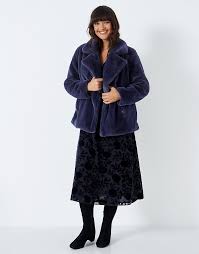 Faux Fur Coat From Crew Clothing