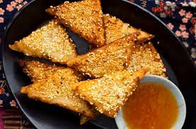 prawn toast chinese recipes goodtoknow