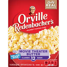 orville redenbacher s theater er microwave popcorn 3 29 ounce clic bag 12 count walmart