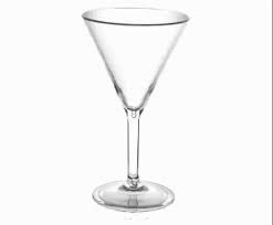 Martini Plain Cocktail Glasses Size