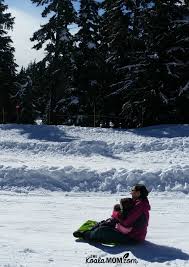 sledding at mount seymour ski resort is