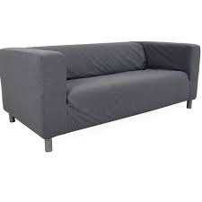 ikea klippan gray sofa 3 seater
