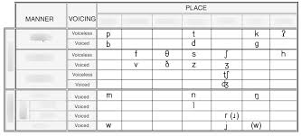 Consonant Chart Diagram Quizlet