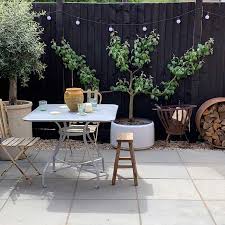 Square Zinc Topped Garden Table Home