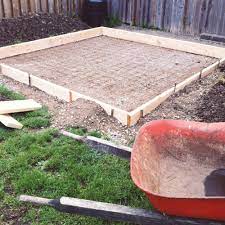 How To Pour A Concrete Pad For A Shed