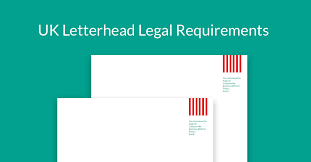 Full routing and account number must be visible. Uk Letterhead Legal Requirements A Quick Guide To Help You Get It Right