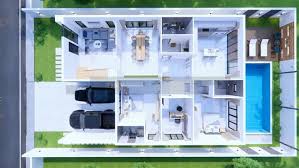 12m X 17m Modern House Plan 6 Bedroom