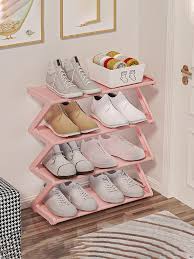 1pc Wall Mounted Shoe Rack Space